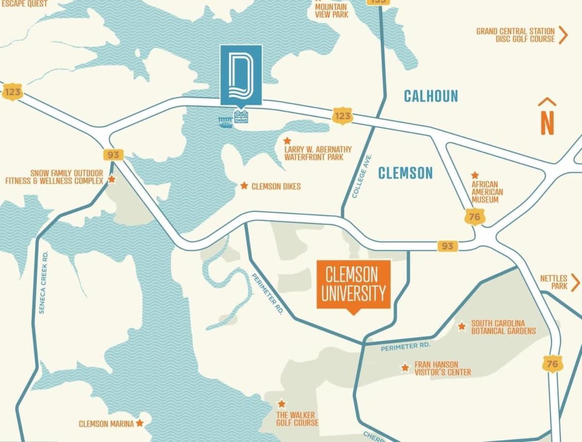 Dockside On Lake Hartwell Near Dt Fun Amenities كليمسون المظهر الخارجي الصورة